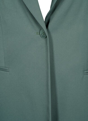 FLASH - Simple blazer with button, Balsam Green, Packshot image number 2