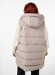 Long vest with hood and pockets, Beige, Model image number 2