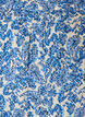 Cotton blouse with a square neckline, Blue, Packshot image number 2