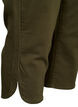 Close fitting cotton blend capris, Ivy Green, Packshot image number 3