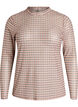 Mesh blouse with dots, 9996, Packshot image number 0