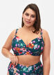 Printed bikini bra with underwire, Meave Print, Model image number 0