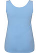 Solid color basic top in cotton, Light Blue, Packshot image number 1