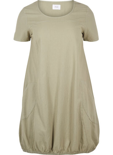 Dress with pockets, Seagrass , Packshot image number 0
