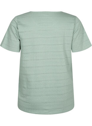 Short-sleeved cotton t-shirt, Chinois Green, Packshot image number 1