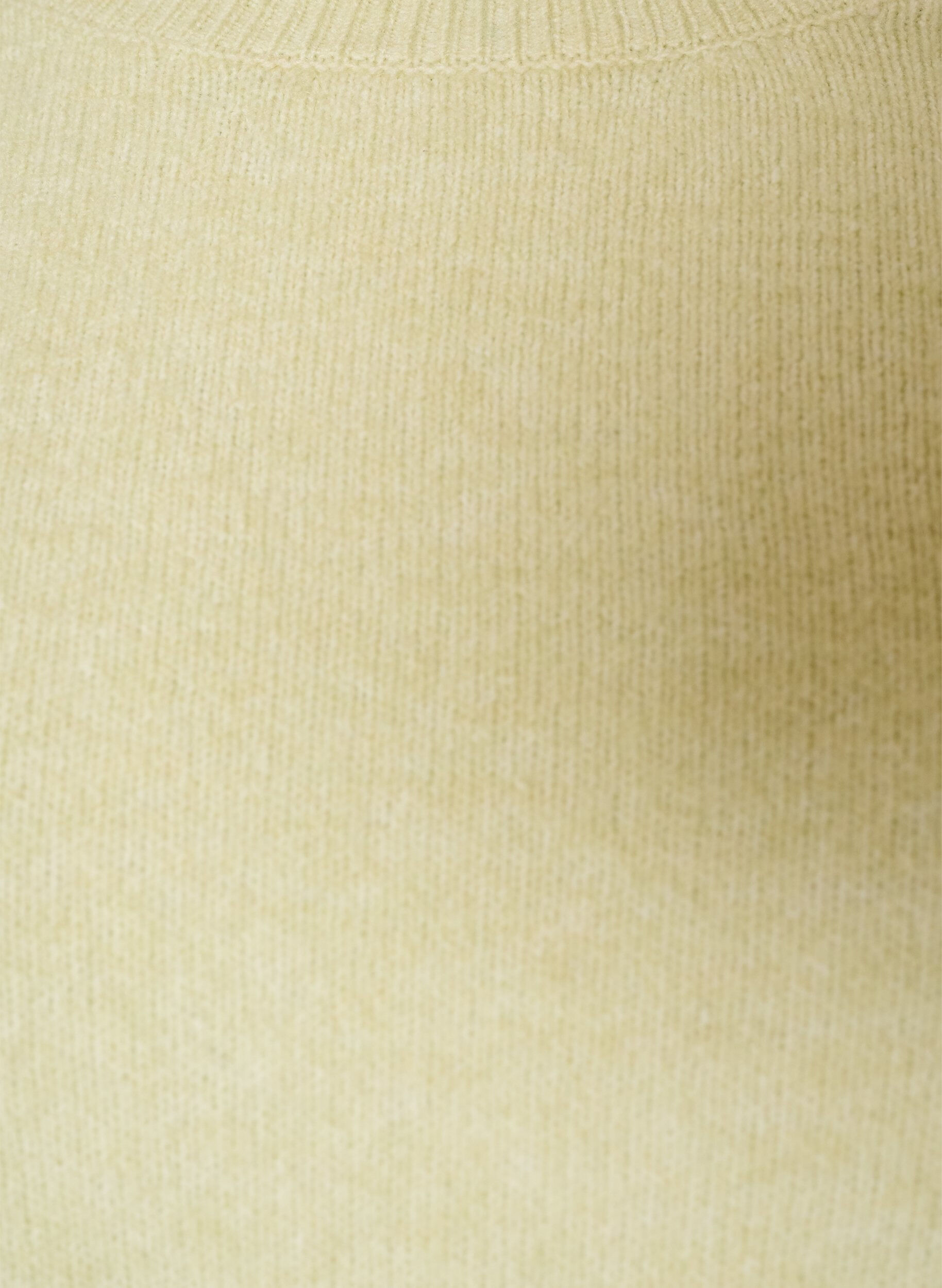 ZizzifashionKnitted blouse with lace trim at the hem, Green, Packshot image number 2