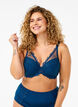 Lace bra with underwire and padding, Blue Opal, Model image number 0