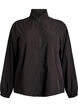 Sporty lightweight jacket with a high neck and pockets, Black, Packshot image number 0