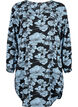 V-neck dress with print, Black B. Flower AOP, Packshot image number 0