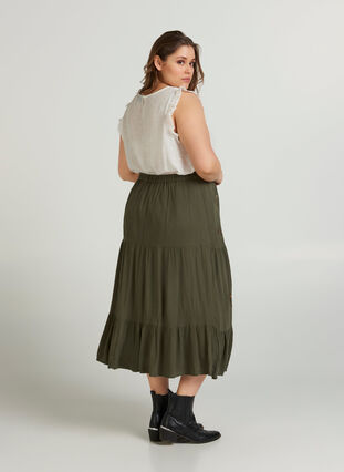Skirt, Dusty Olive, Model image number 0