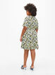Printed wrap dress with short sleeves, Yellow, Model image number 2