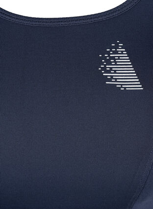Sports top with a decorative details on the back, Peacoat, Packshot image number 2