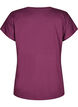 Solid-coloured workout T-shirt, Purple, Packshot image number 1