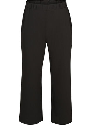 Loose trousers with pockets, Black, Packshot image number 0