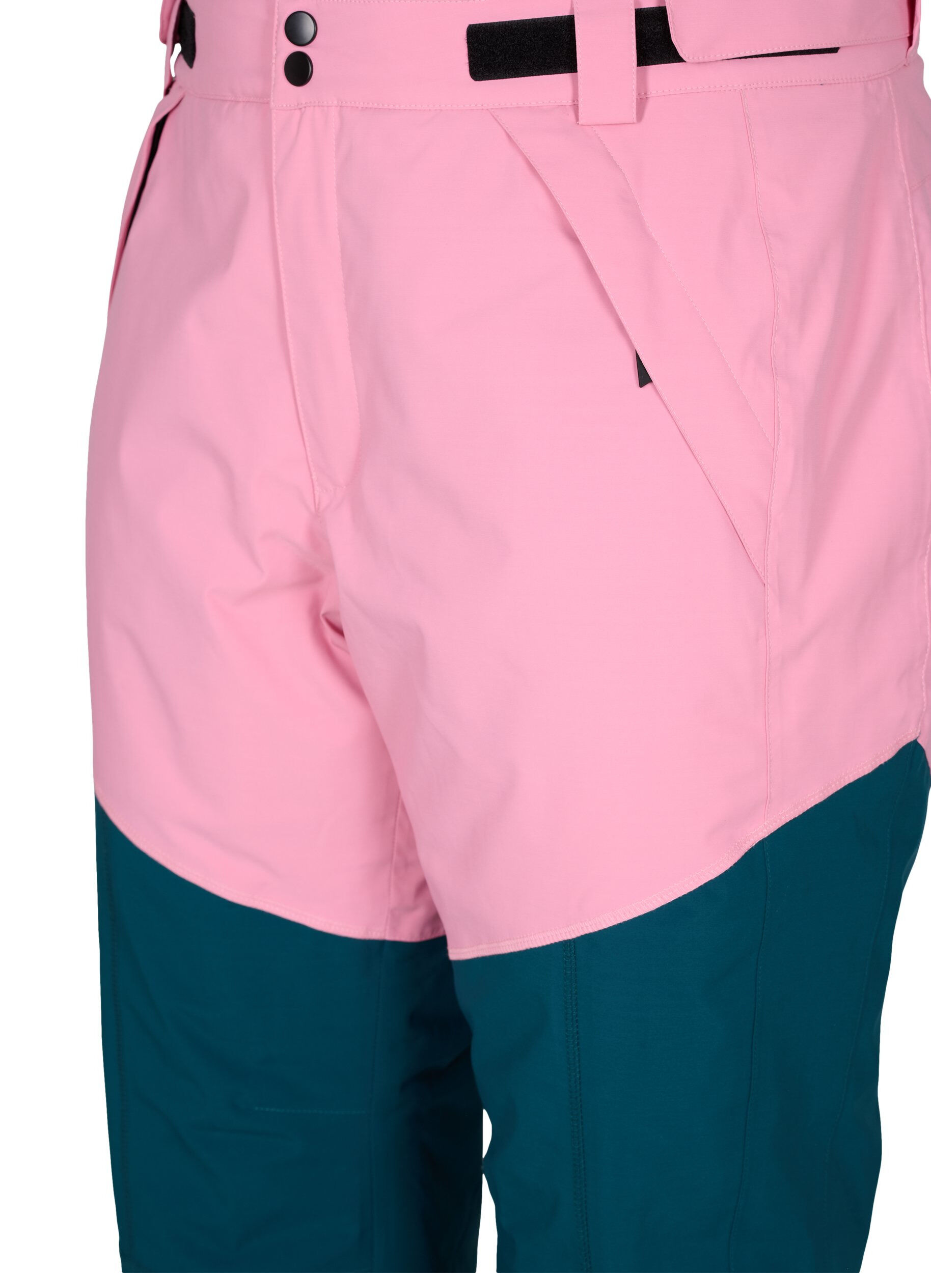 Zizzifashion Ski pants with pockets, Sea Pink Comb, Packshot image number 2