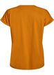Short sleeve cotton blend T-shirt, Orange, Packshot image number 1