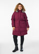 Water-repellent parka with faux fur Collar, Dark Bordeaux, Model image number 1