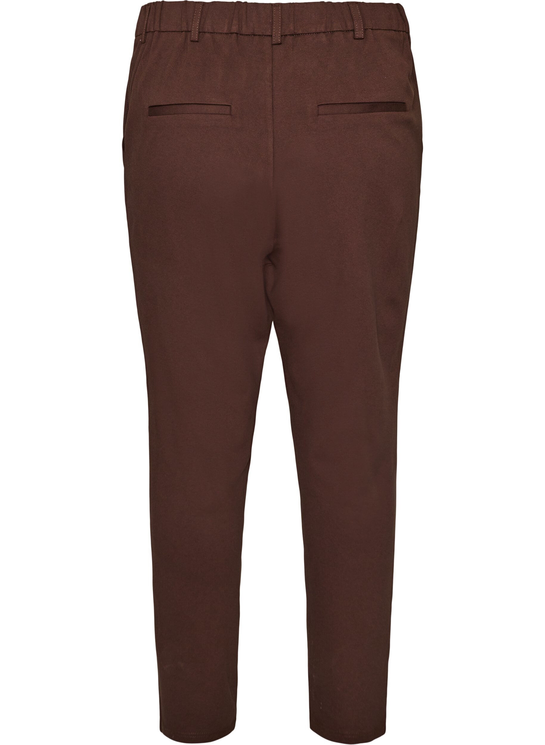 ZizzifashionCropped Maddison trousers, Brown, Packshot image number 1