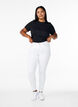 Super slim Amy jeans with high waist, White, Model image number 0