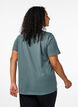 V-neck T-shirt, Green, Model image number 2