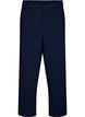 Tailored trousers with a high waist and straight fit, Blue, Packshot image number 0
