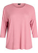 Jersey blouse with 3/4 sleeves, Red, Packshot image number 0