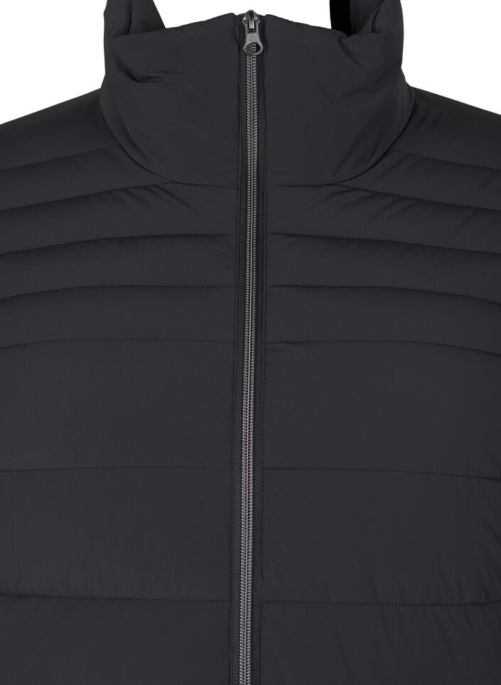Short puffer jacket with pockets, Black, Packshot image number 2