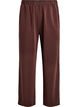 Loose training trousers with a high waist and stripe detail, Brown, Packshot image number 0