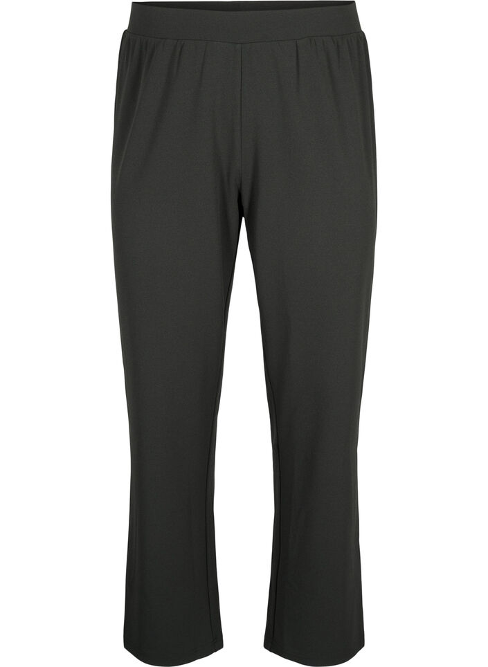 FLASH - Straight fit trousers, Green, Packshot image number 0