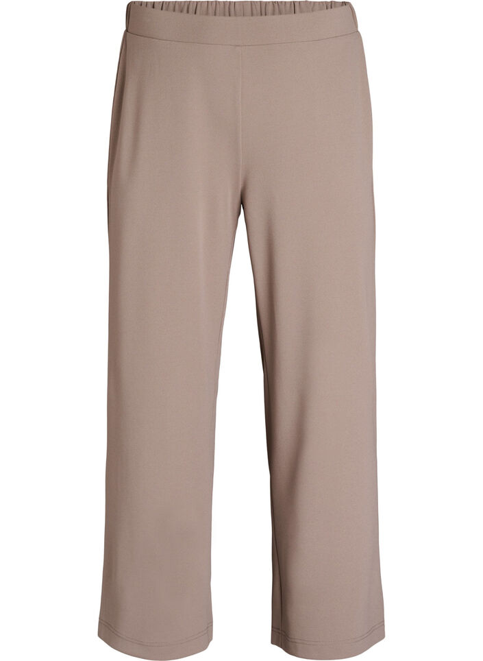 FLASH - Wide-leg trousers, Beige, Packshot image number 0