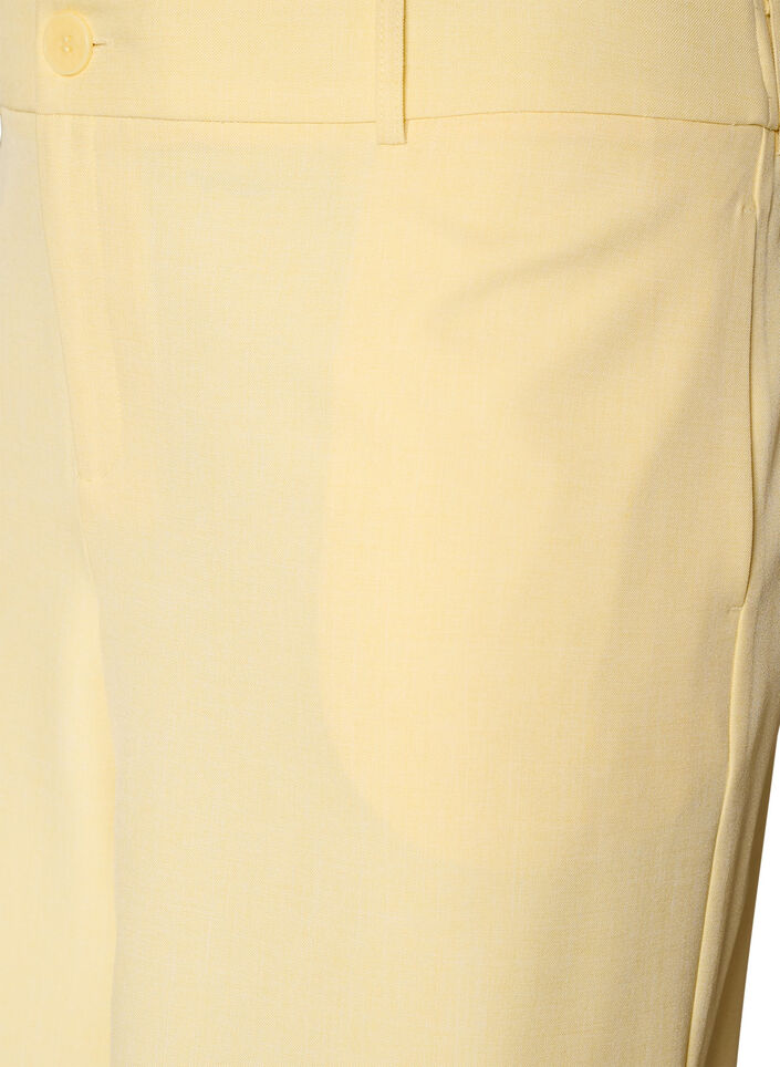 Loose high-waisted Bermuda shorts, Yellow, Packshot image number 2