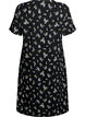 FLASH - Short-sleeved dress with a V-neck, Black, Packshot image number 1