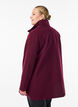 Short coat with A-line shape, Dark Bordeaux, Model image number 2