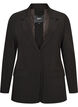 Blazer with back vent and tie detail, Black, Packshot image number 0