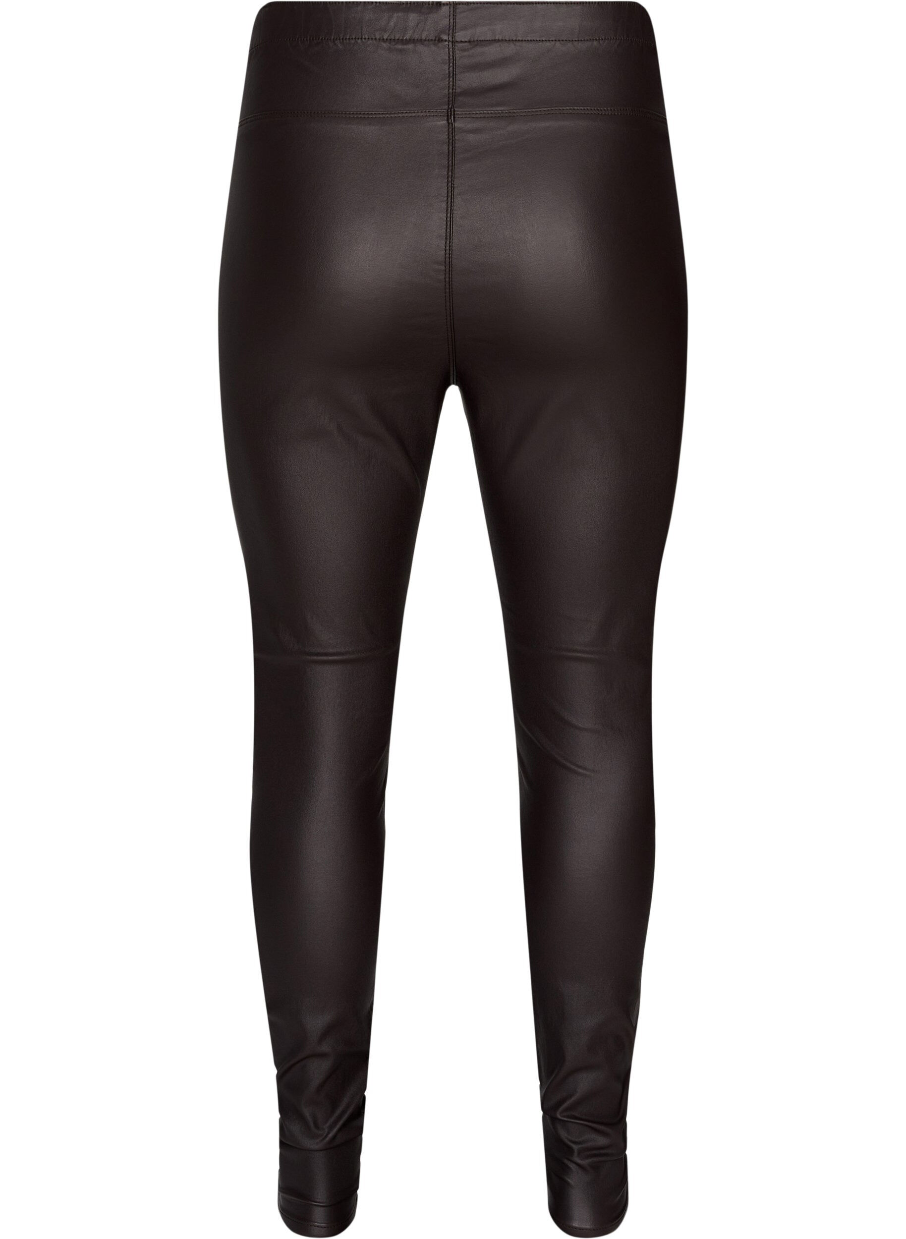 Zizzifashion Coated, viscose blend legging, After Dark, Packshot image number 1