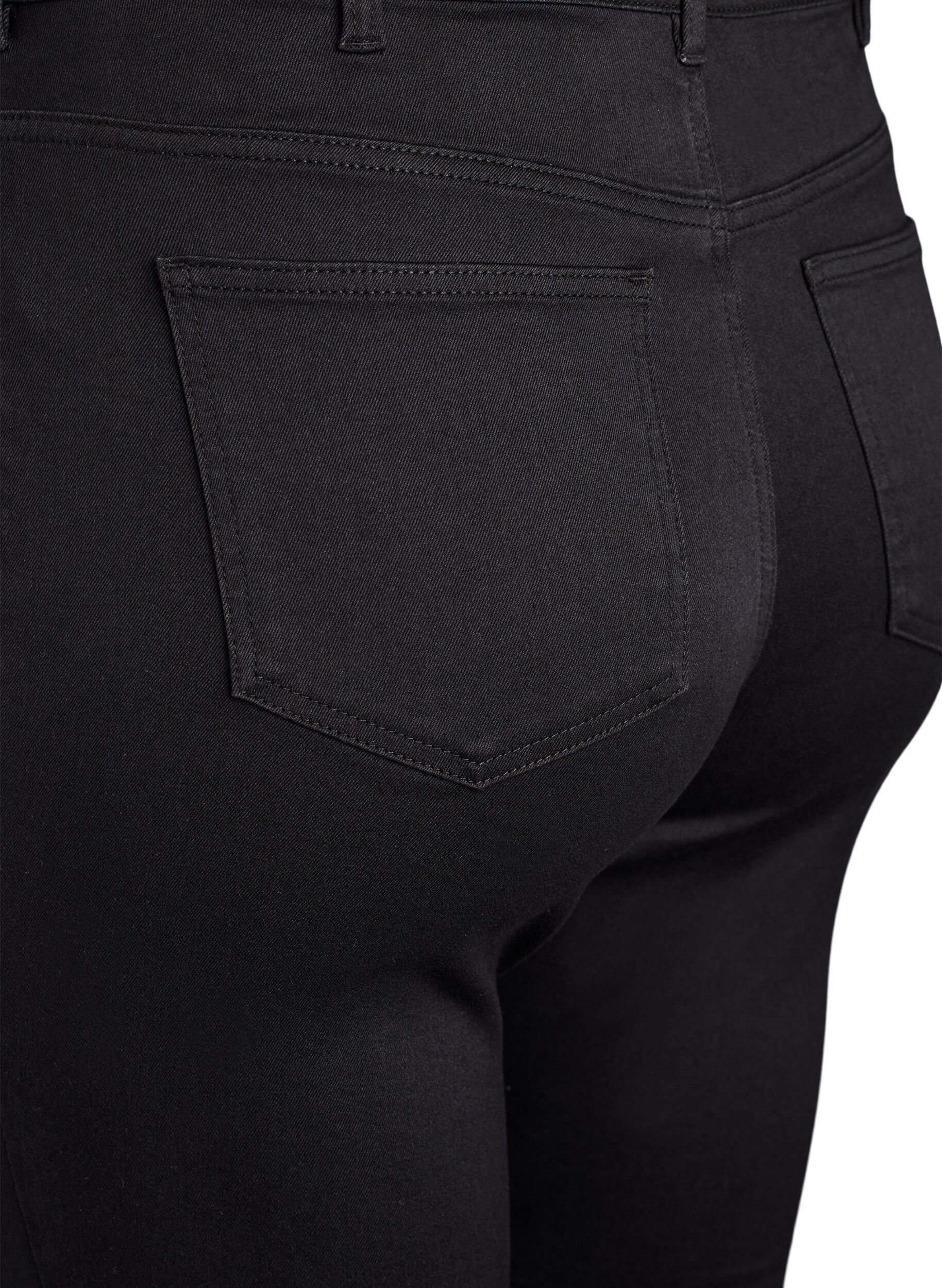 ZizzifashionSuper slim Amy jeans with high waist, Black, Packshot image number 3