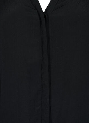 Viscose tunic with pearls, Black, Packshot image number 2