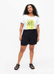 Cotton T-shirt with a motif, B. White w. Sulphur, Model image number 2