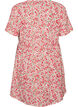 Short cotton dress with floral print, Red, Packshot image number 1