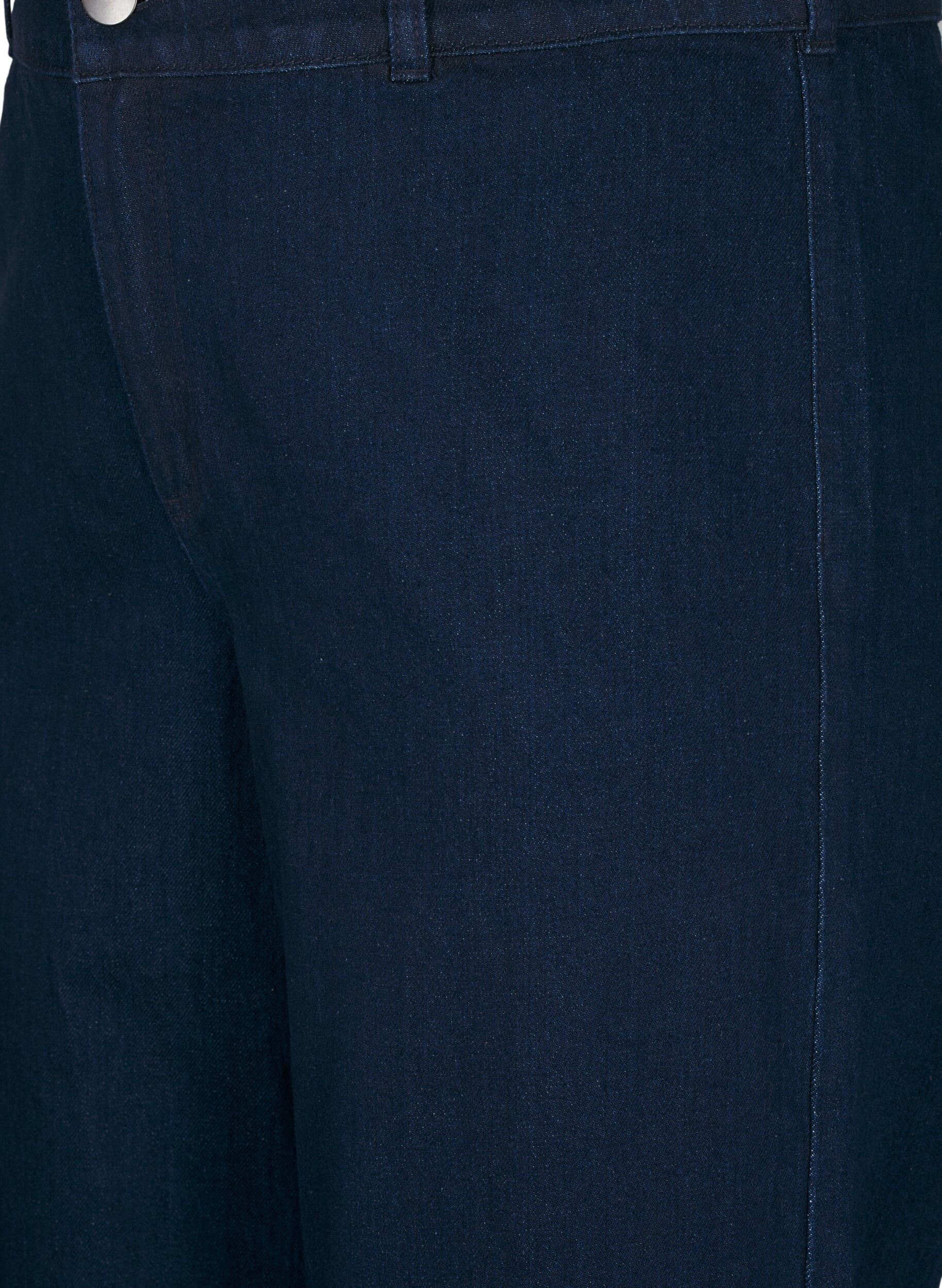 Zizzifashion High-waisted wide leg jeans, Blue, Packshot image number 2