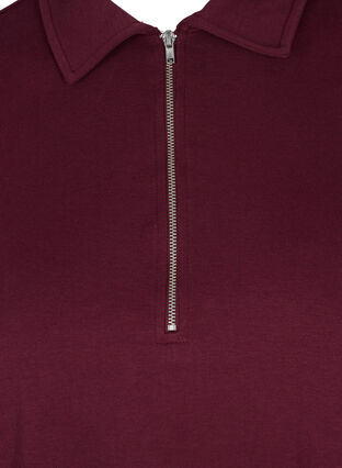 Cotton tunic with zip and pockets, Port Royal, Packshot image number 2