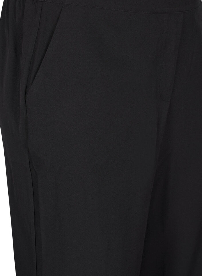 FLASH - Loose trousers with pockets, Black, Packshot image number 2