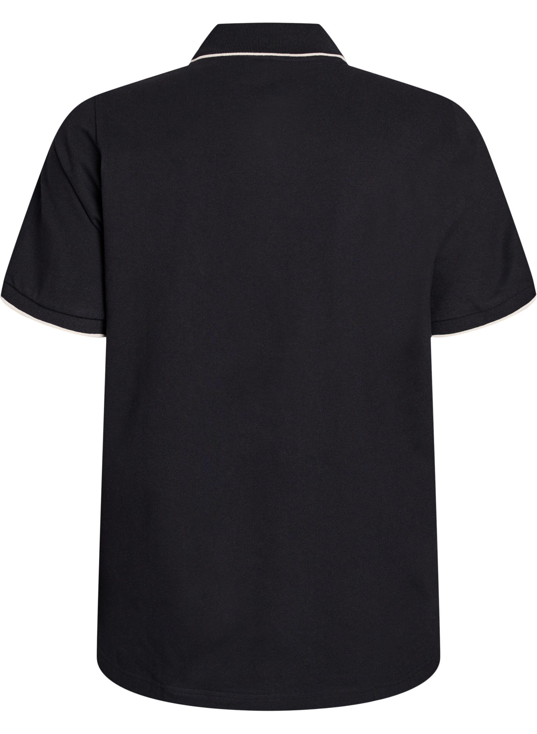 Zizzifashion Short sleeve polo shirt, Black, Packshot image number 1