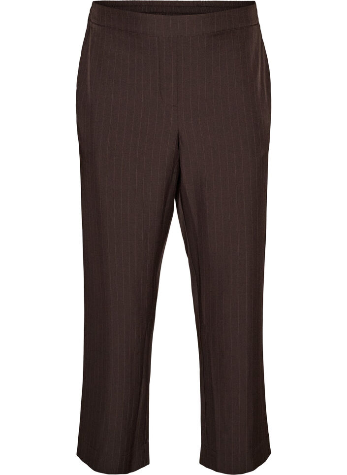 Loose trousers with pockets, Brown, Packshot image number 0