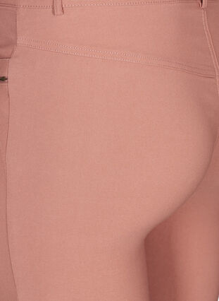 Close-fitting 3/4 trousers with zips, Old Rose, Packshot image number 3