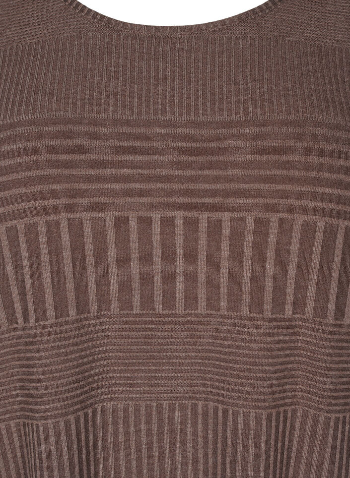 Dress with 3/4 sleeves and striped pattern, Ch. Martini Mel., Packshot image number 2