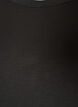 Long-sleeved jersey blouse with a round neck, Black, Packshot image number 2