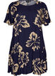 Dress in viscose with cutline, Blue, Packshot image number 0
