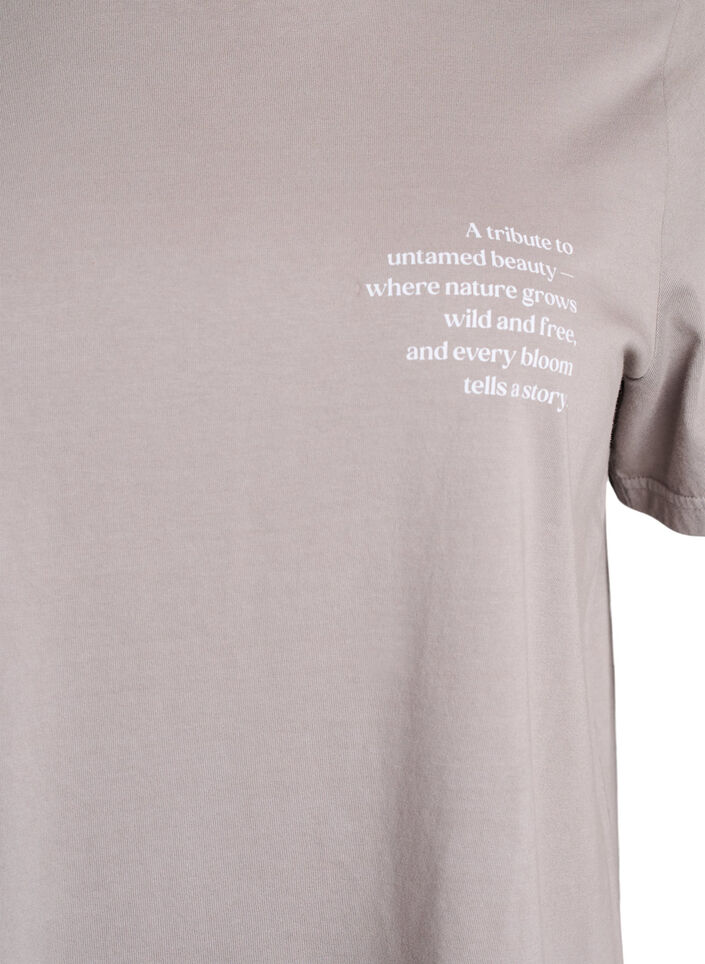 Cotton T-shirt with front and back print, 9990, Packshot image number 2