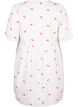 Dress with cherry print and a-shape, B. White/Cherry, Packshot image number 1
